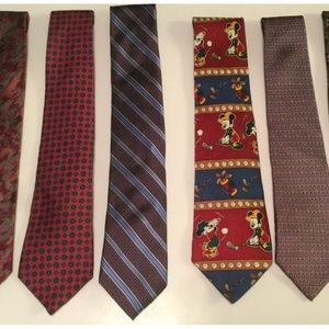 Mens Necktie Lot (6pcs)